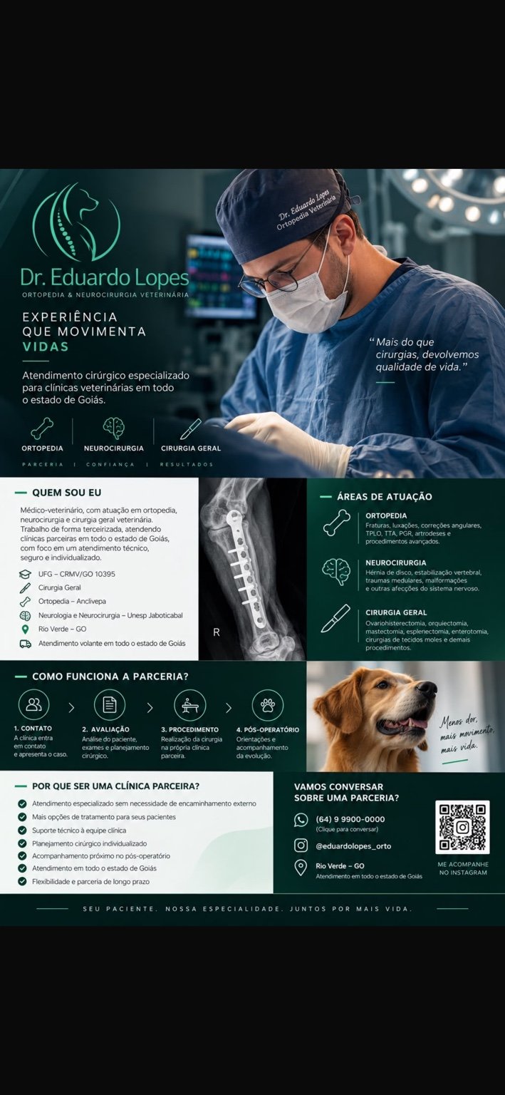 Material institucional Dr. Eduardo Lopes